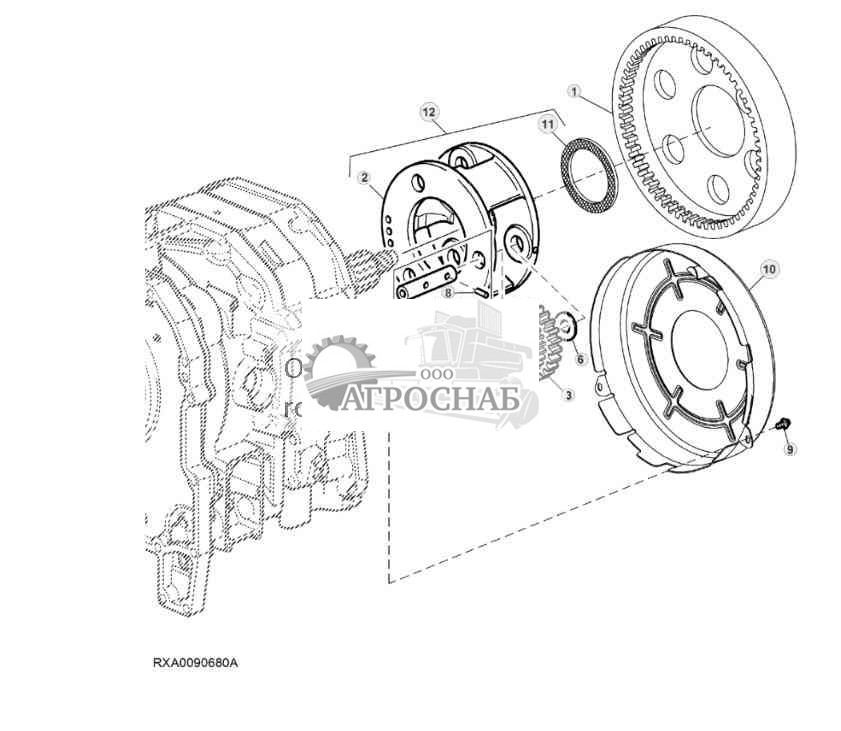 ПЕРВИЧНАЯ ПЛАНЕТАРНАЯ ПЕРЕДАЧА В СБОРЕ 
